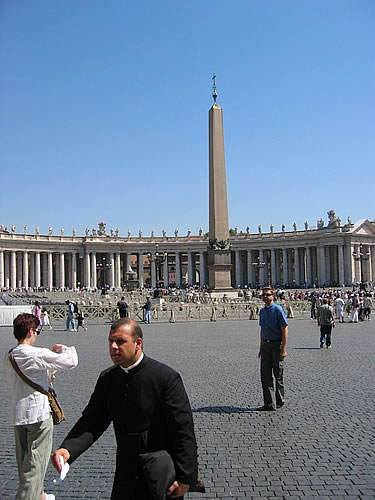Der Piazza San Pietro vor dem Vatikan