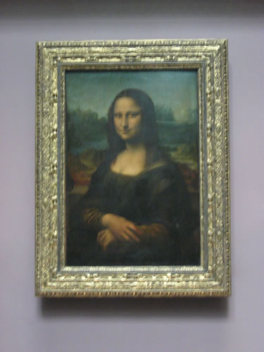 Berühmtestes Ausstellungsstück im Louvre ist die Mona Lisa